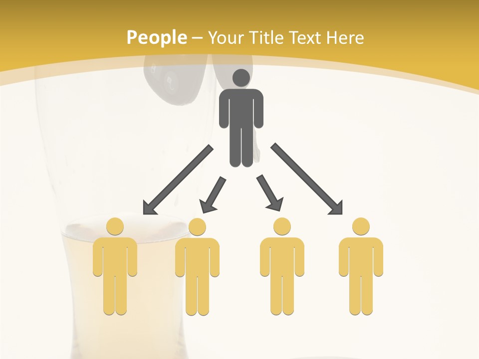 Drunk Driving Concept - Beer, Keys And Handcuffs PowerPoint Template