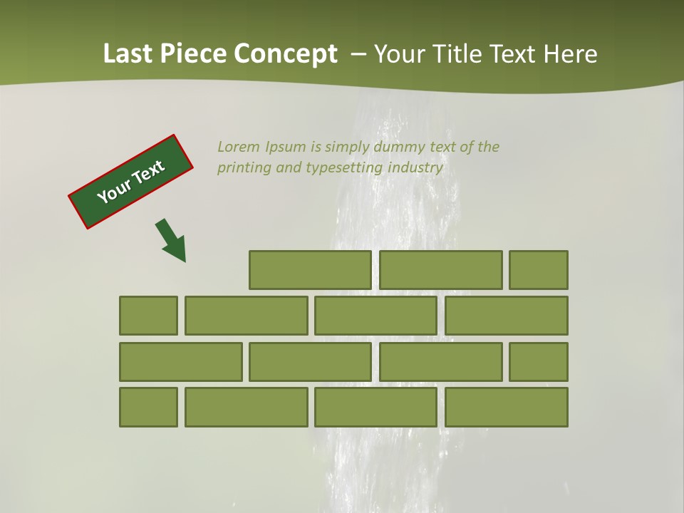 Open Tap With Running Water PowerPoint Template