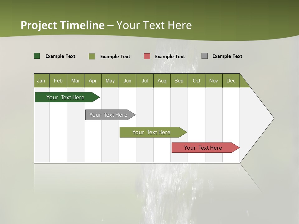 Open Tap With Running Water PowerPoint Template