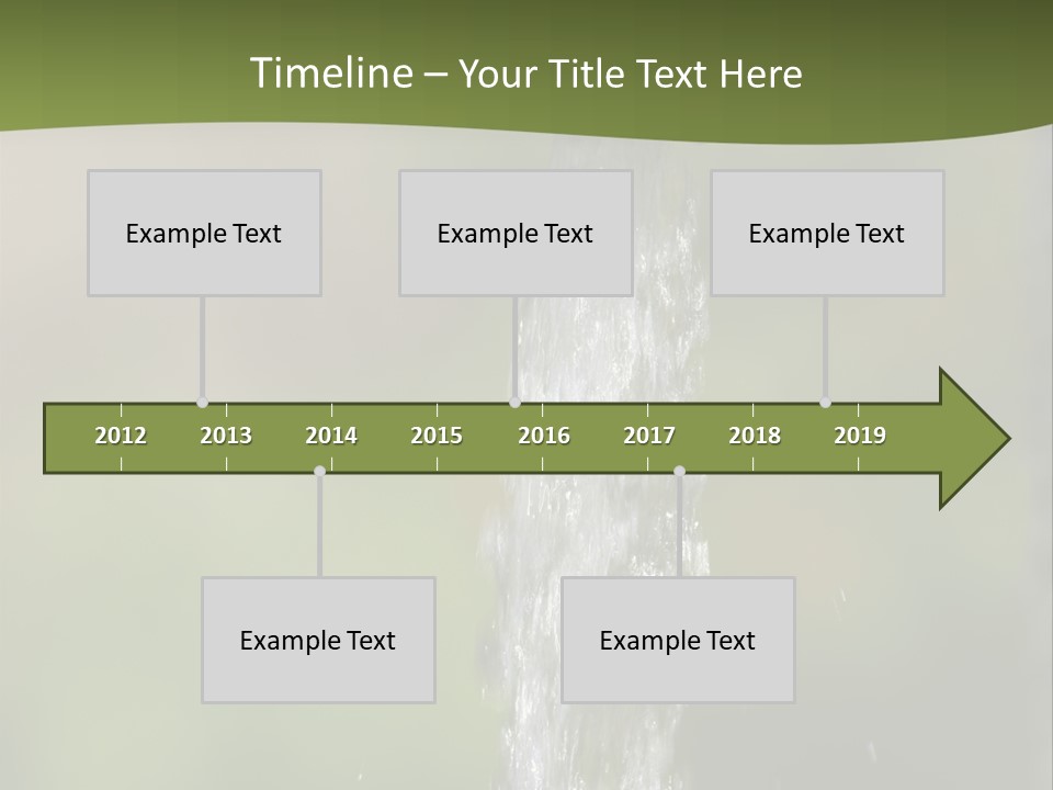 Open Tap With Running Water PowerPoint Template