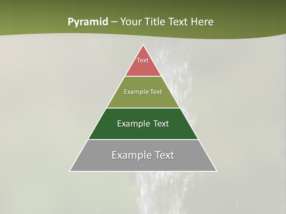 Open Tap With Running Water PowerPoint Template