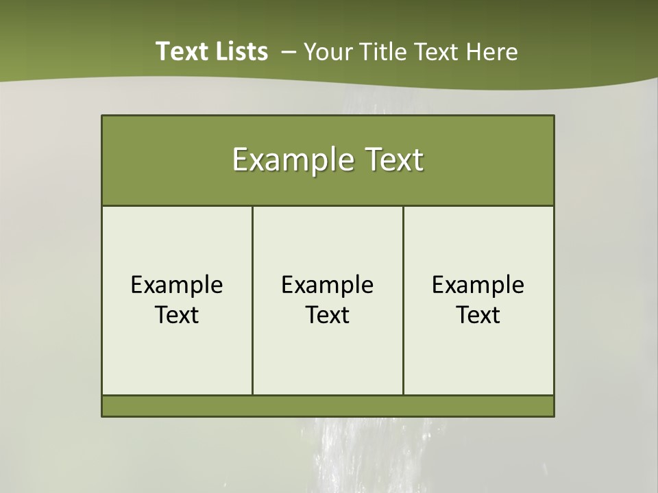 Open Tap With Running Water PowerPoint Template
