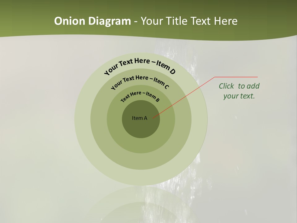 Open Tap With Running Water PowerPoint Template