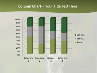 Open Tap With Running Water PowerPoint Template