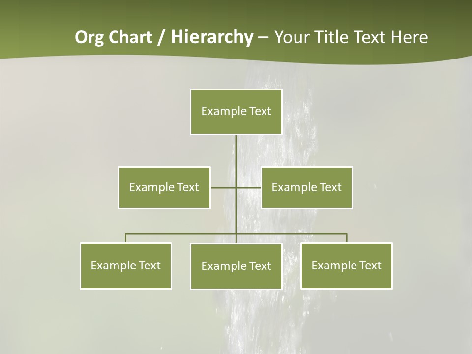 Open Tap With Running Water PowerPoint Template