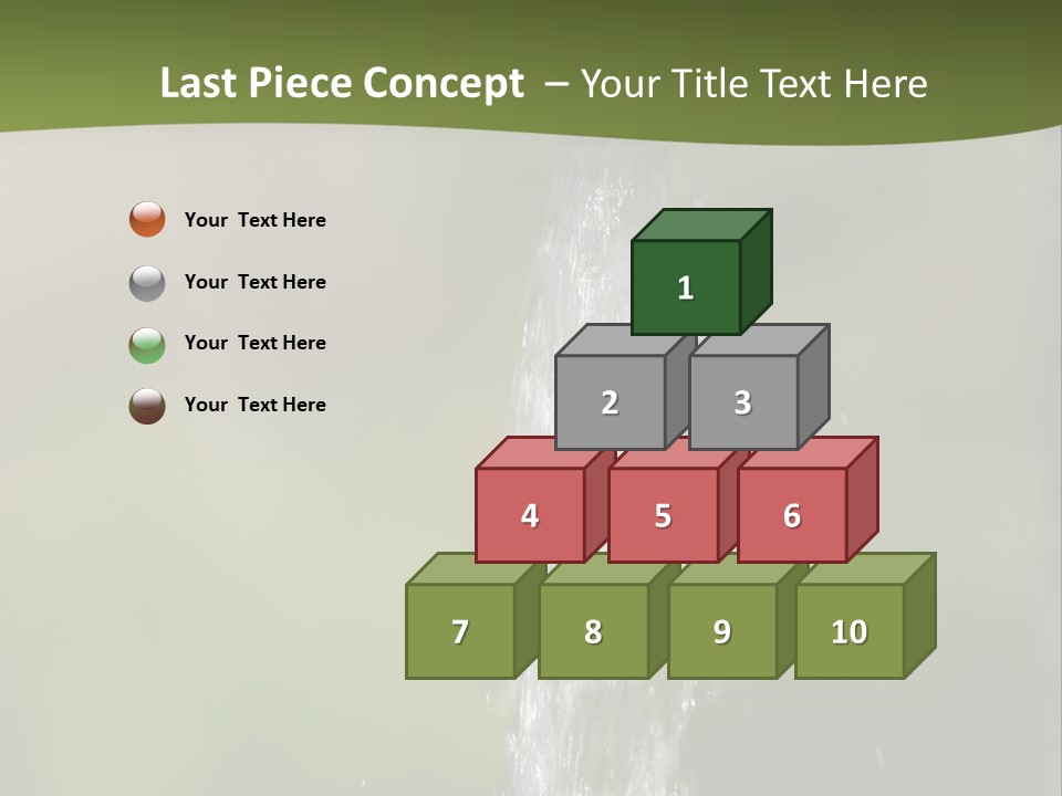Open Tap With Running Water PowerPoint Template