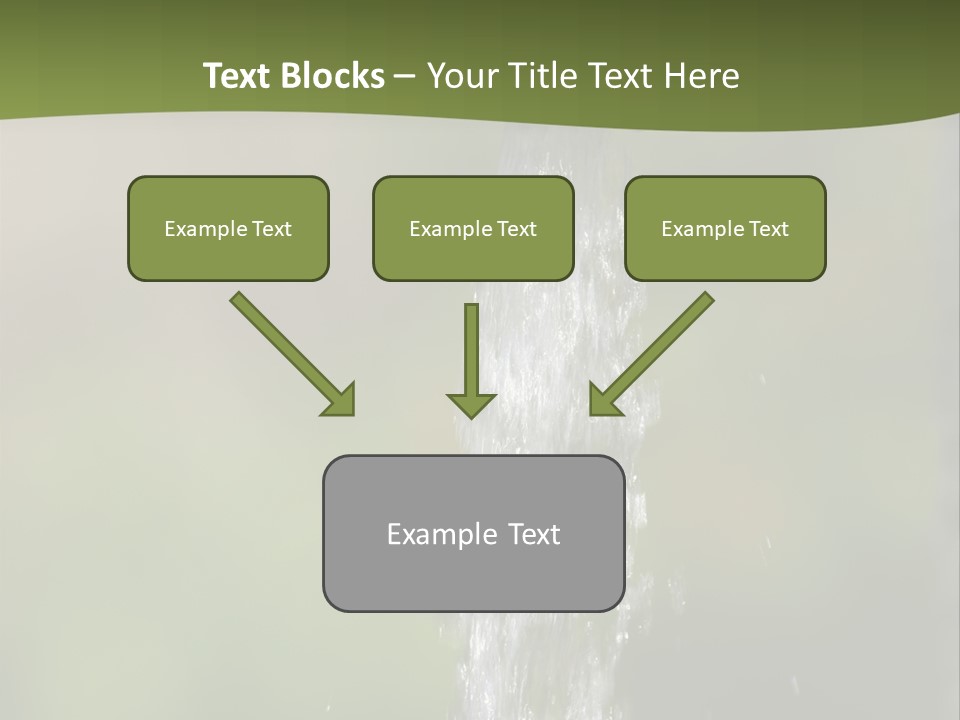 Open Tap With Running Water PowerPoint Template