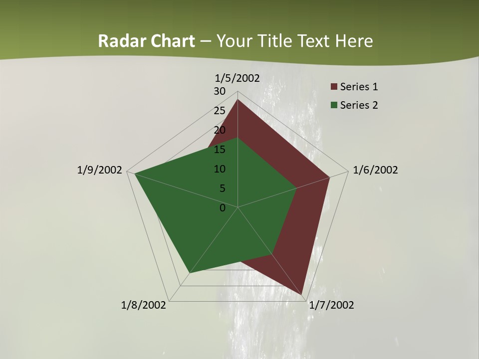 Open Tap With Running Water PowerPoint Template