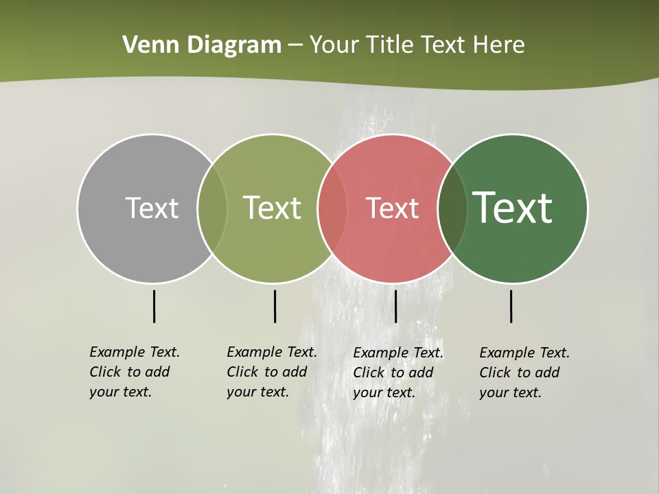 Open Tap With Running Water PowerPoint Template