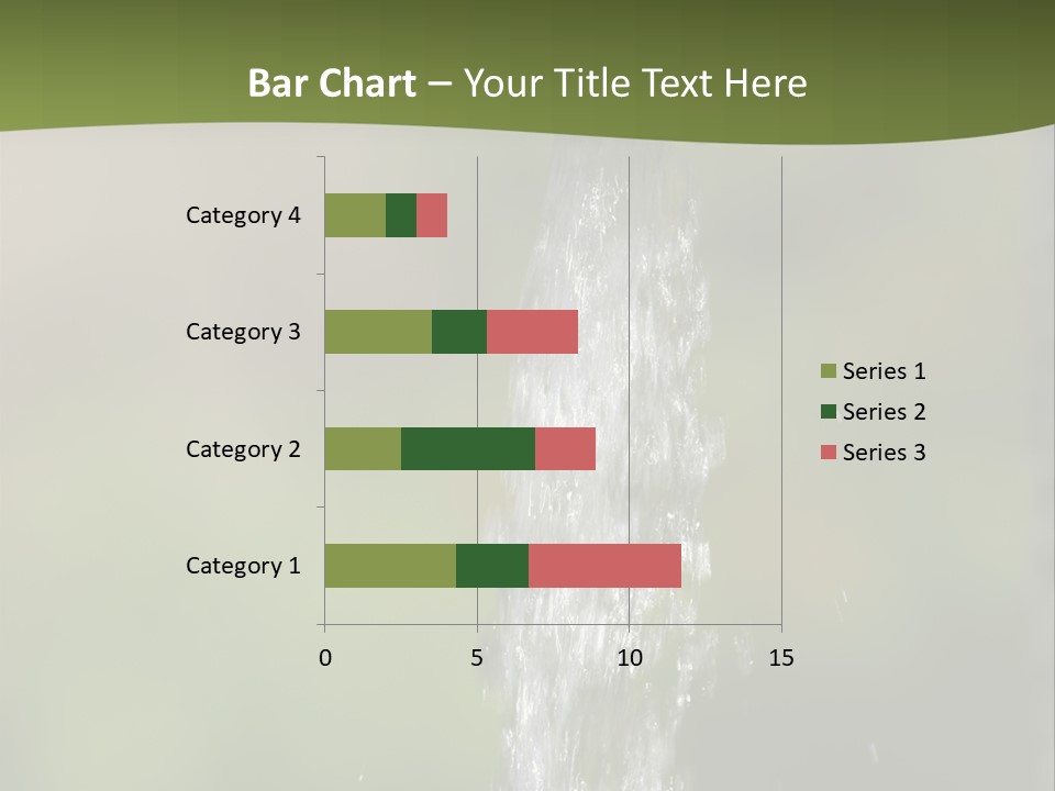 Open Tap With Running Water PowerPoint Template