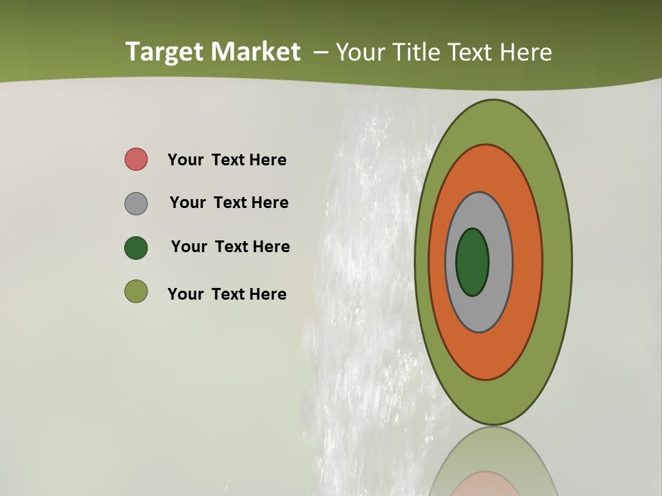 Open Tap With Running Water PowerPoint Template