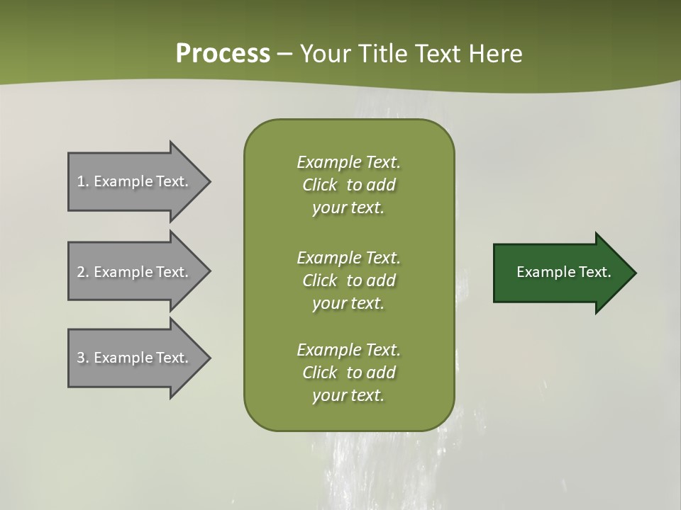 Open Tap With Running Water PowerPoint Template