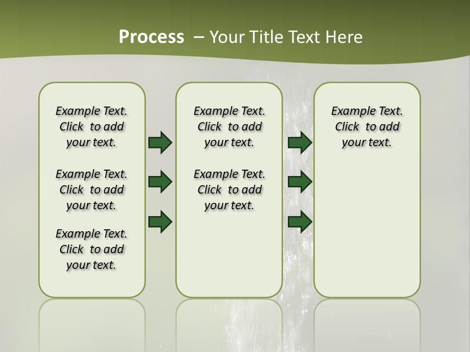 Open Tap With Running Water PowerPoint Template