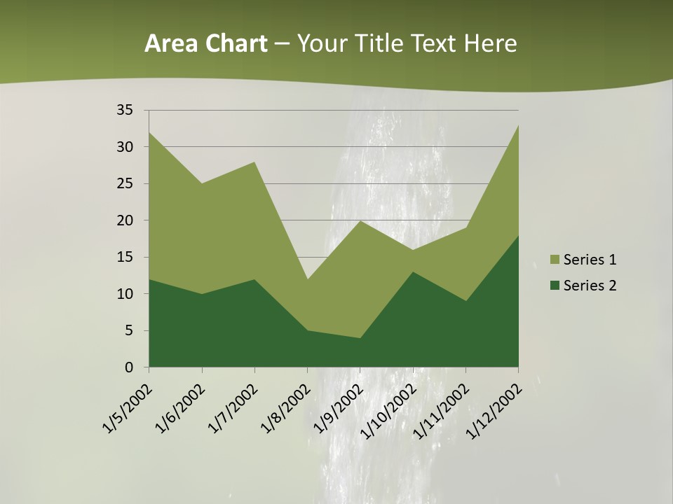 Open Tap With Running Water PowerPoint Template
