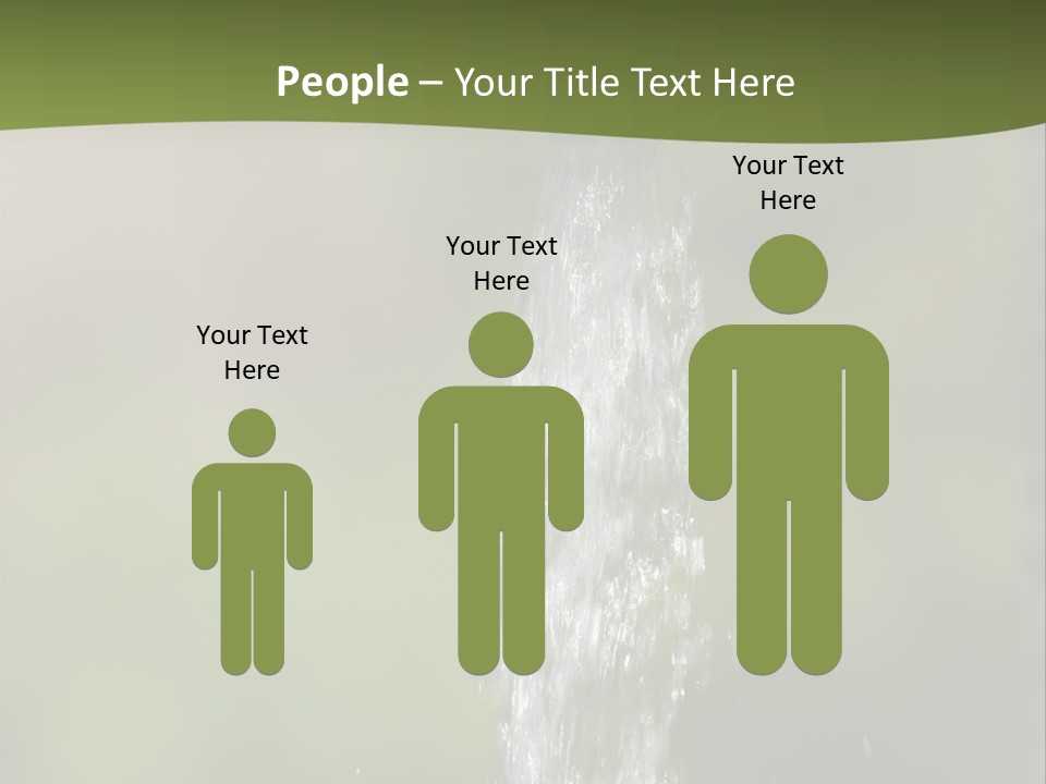 Open Tap With Running Water PowerPoint Template