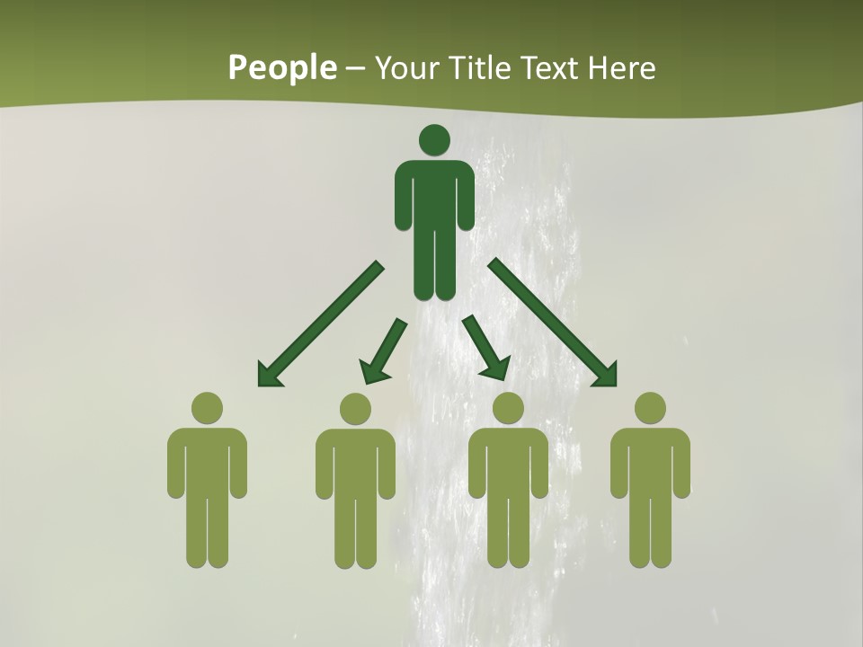 Open Tap With Running Water PowerPoint Template