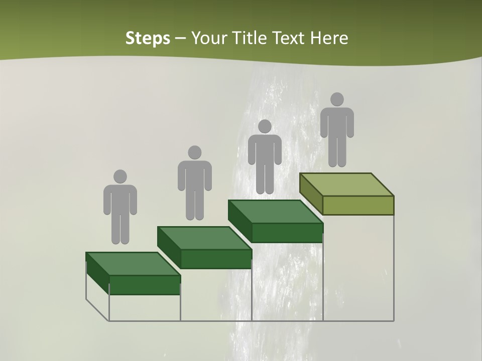 Open Tap With Running Water PowerPoint Template