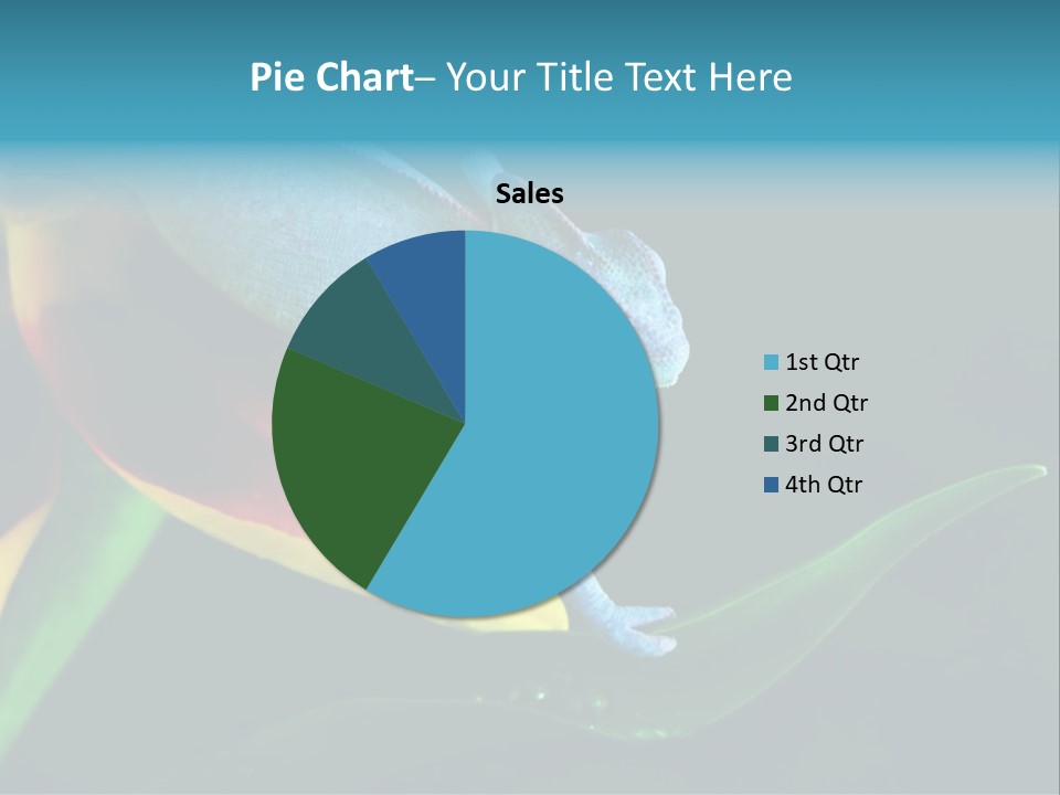 Chameleons Belong To One Of The Best Known Lizard Families. PowerPoint Template