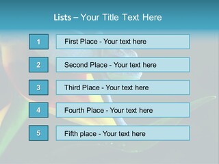 Chameleons Belong To One Of The Best Known Lizard Families. PowerPoint Template