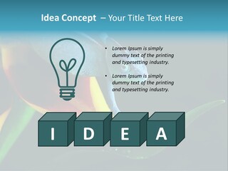 Chameleons Belong To One Of The Best Known Lizard Families. PowerPoint Template