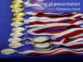 Medal & Ribbon PowerPoint Template