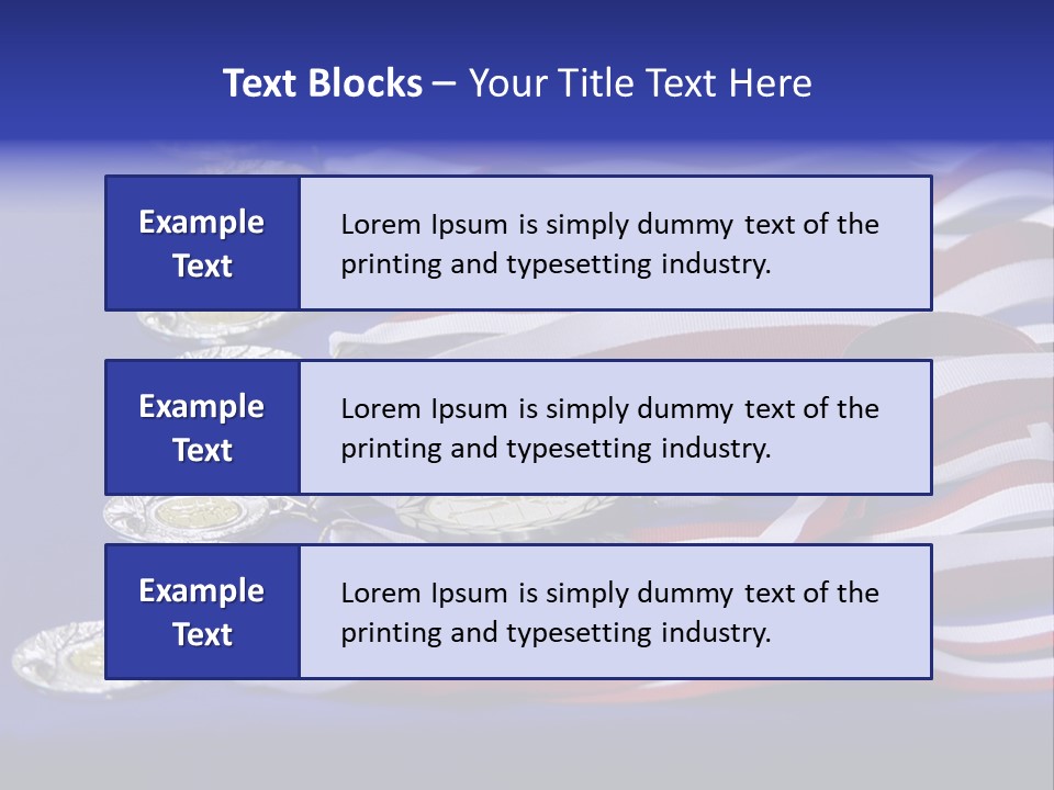 Medal & Ribbon PowerPoint Template