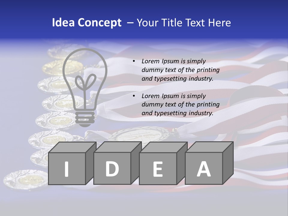 Medal & Ribbon PowerPoint Template