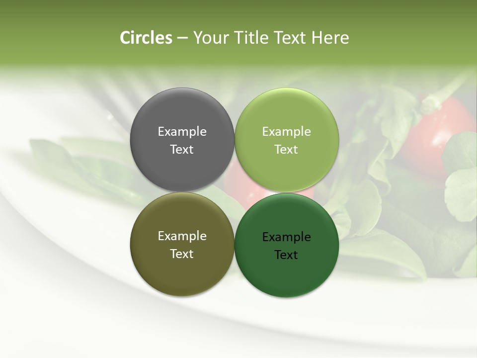 Fresh Green Salad PowerPoint Template