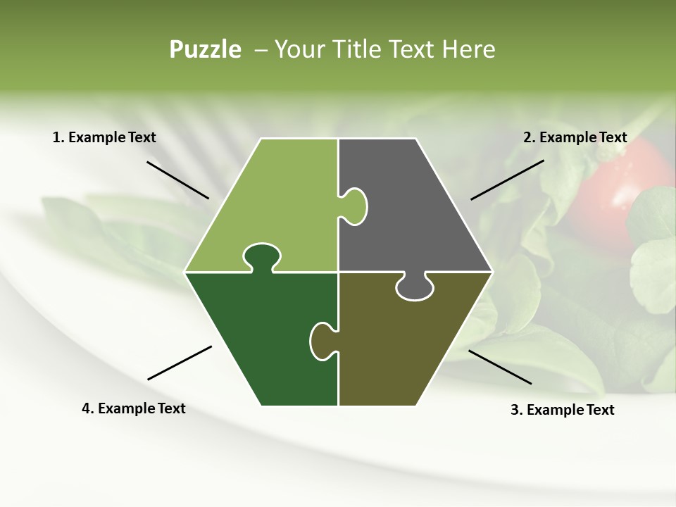 Fresh Green Salad PowerPoint Template