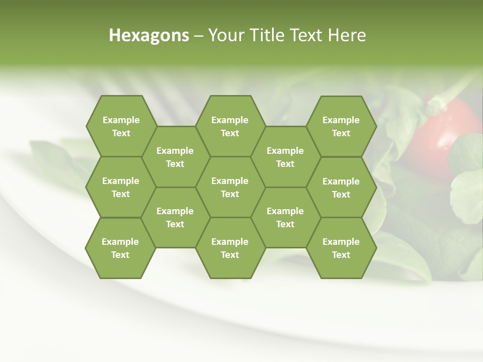Fresh Green Salad PowerPoint Template