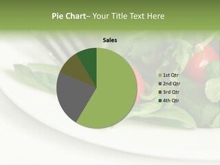 Fresh Green Salad PowerPoint Template