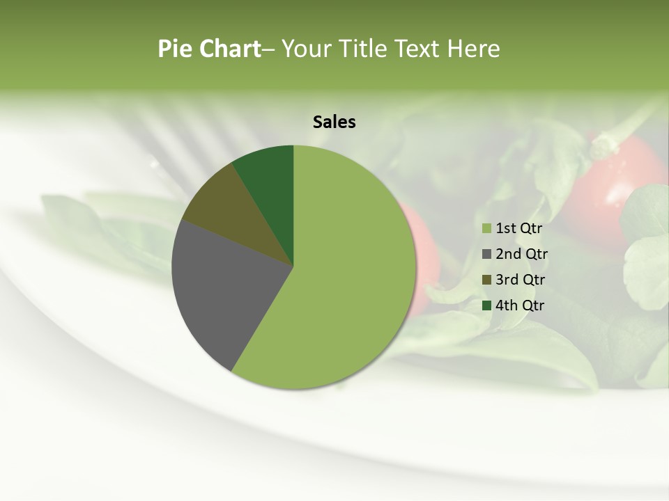 Fresh Green Salad PowerPoint Template