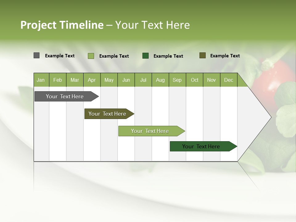Fresh Green Salad PowerPoint Template