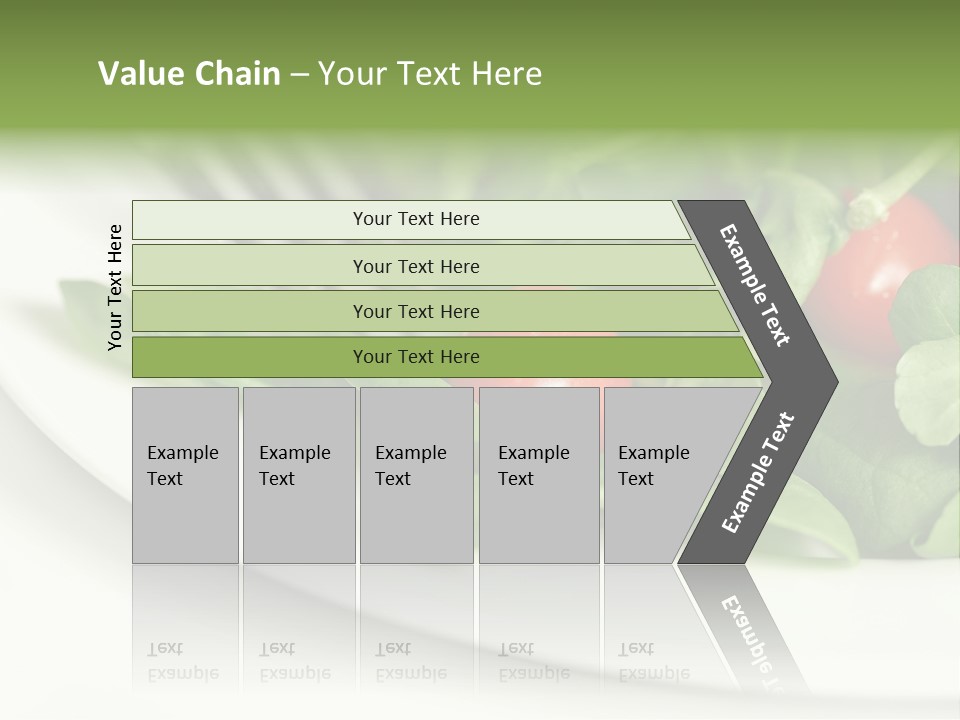 Fresh Green Salad PowerPoint Template