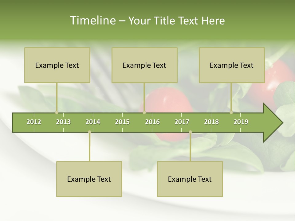 Fresh Green Salad PowerPoint Template
