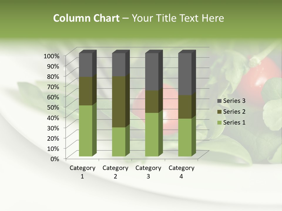 Fresh Green Salad PowerPoint Template