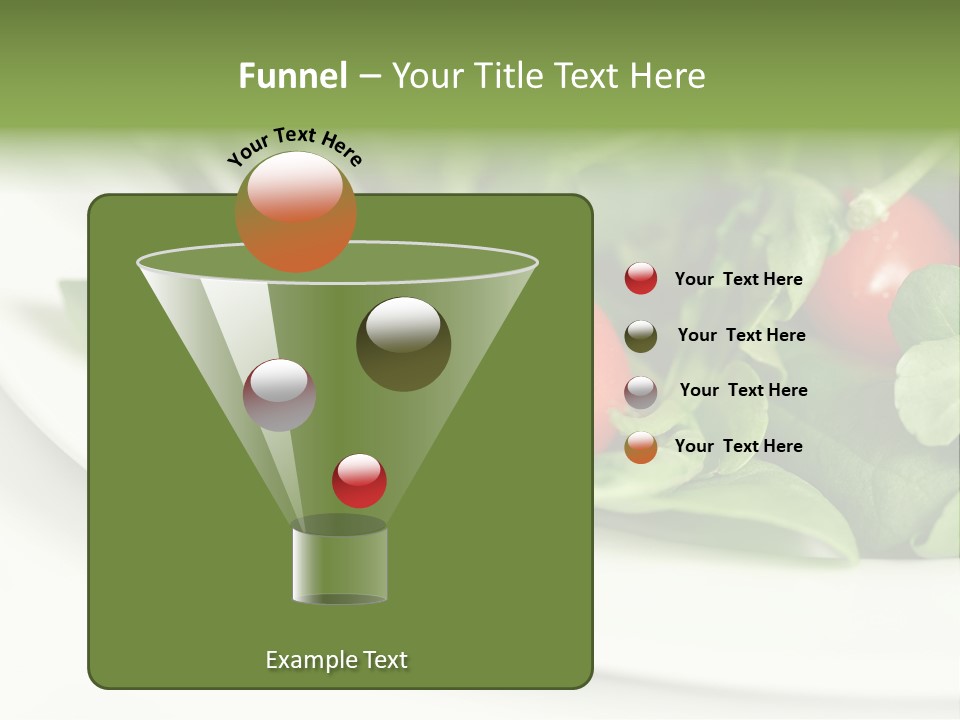 Fresh Green Salad PowerPoint Template