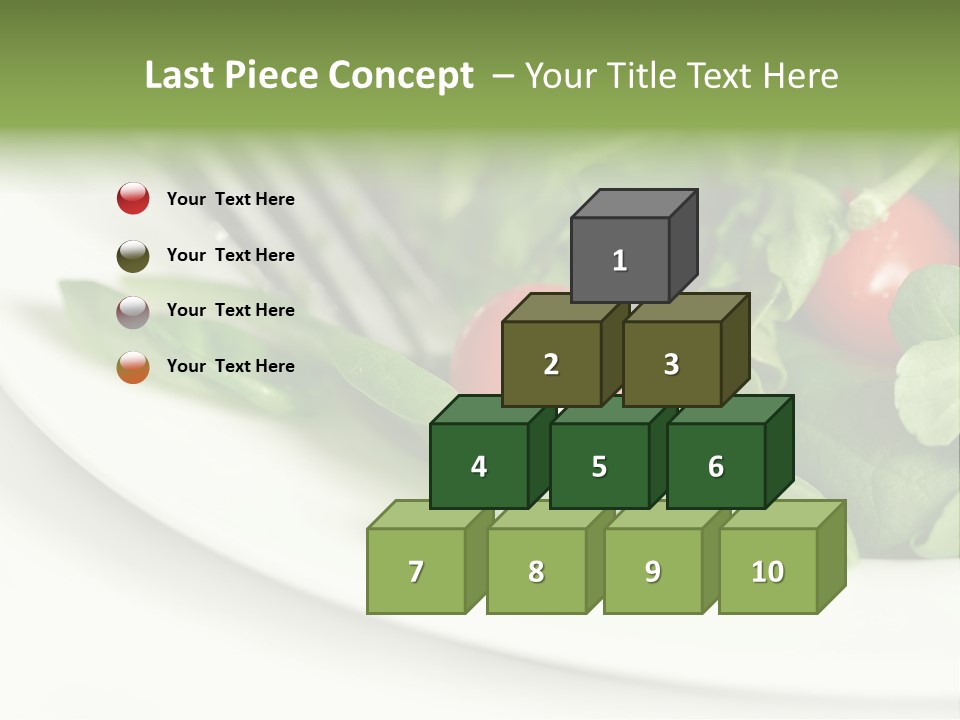 Fresh Green Salad PowerPoint Template
