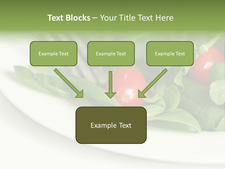 Fresh Green Salad PowerPoint Template