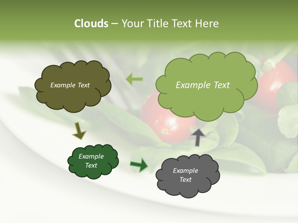Fresh Green Salad PowerPoint Template