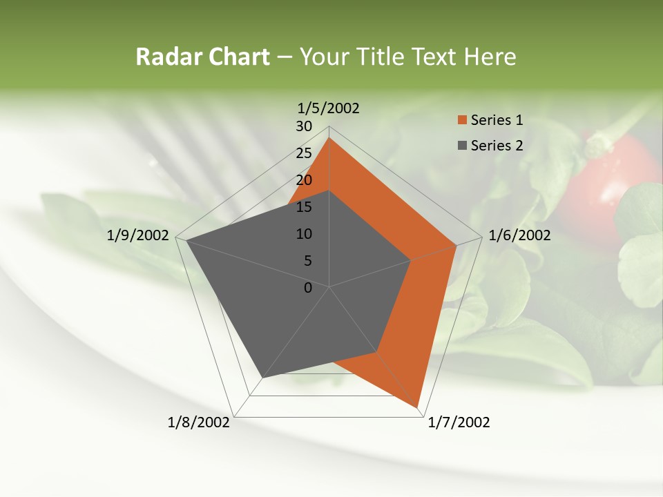 Fresh Green Salad PowerPoint Template