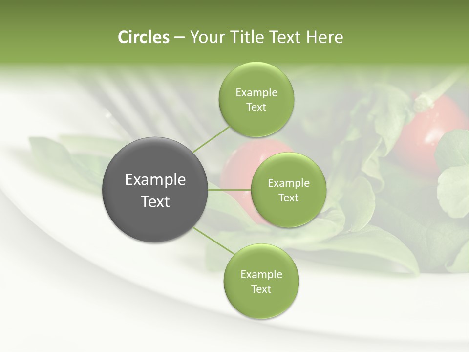 Fresh Green Salad PowerPoint Template