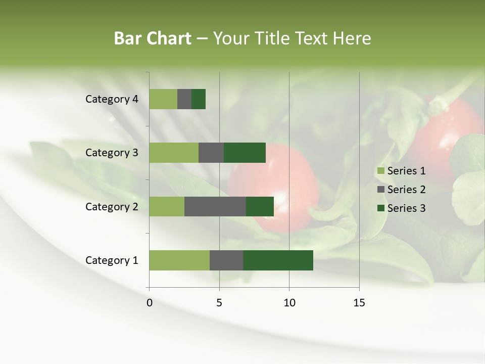 Fresh Green Salad PowerPoint Template