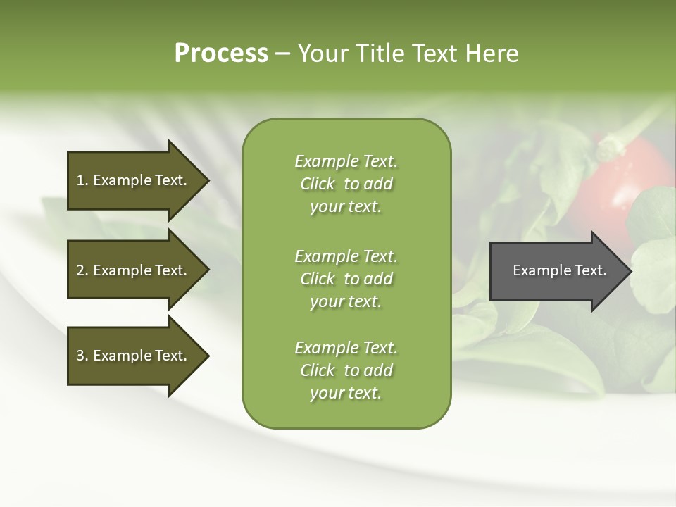 Fresh Green Salad PowerPoint Template