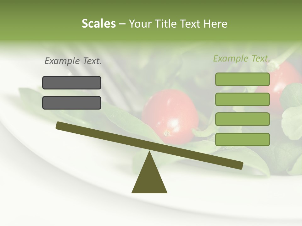 Fresh Green Salad PowerPoint Template
