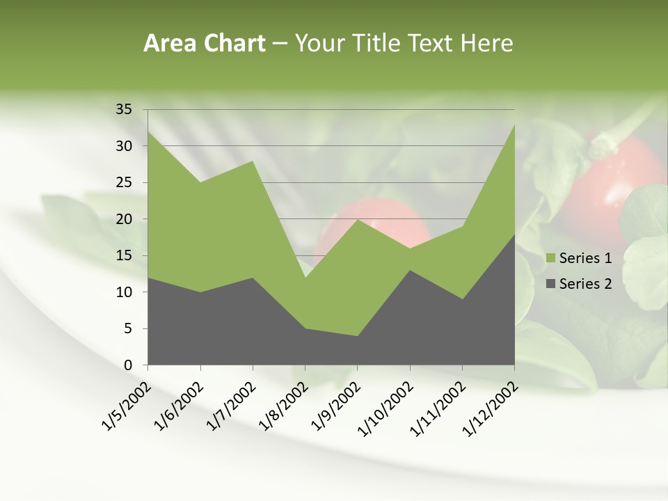 Fresh Green Salad PowerPoint Template