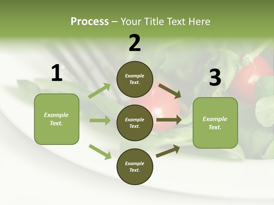 Fresh Green Salad PowerPoint Template