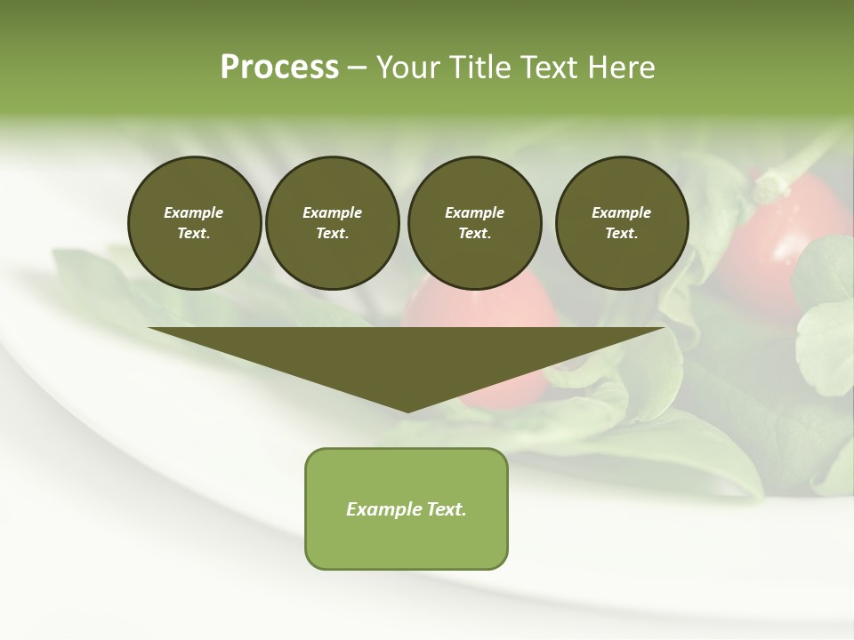 Fresh Green Salad PowerPoint Template