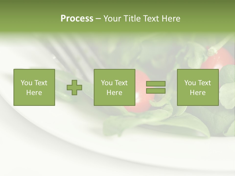 Fresh Green Salad PowerPoint Template