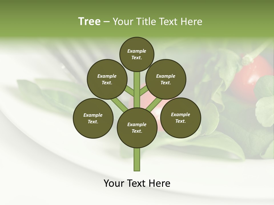 Fresh Green Salad PowerPoint Template
